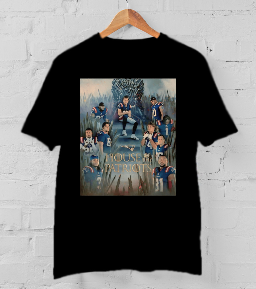New England Patriots House Of The Dragon Crossover House Of The Patriots T-Shirt