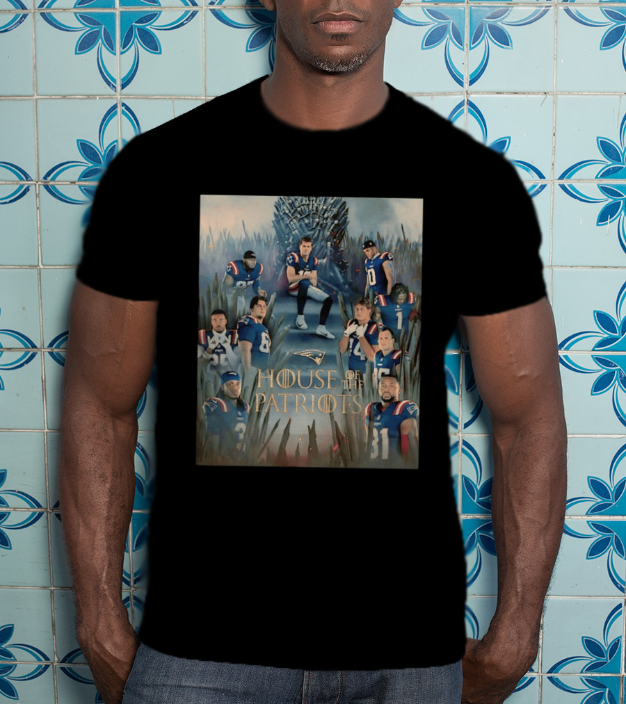 New England Patriots House Of The Dragon Crossover House Of The Patriots T-Shirt