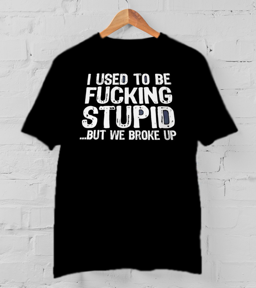 I Used To Be Fucking Stupid But We Broke Up T-Shirt