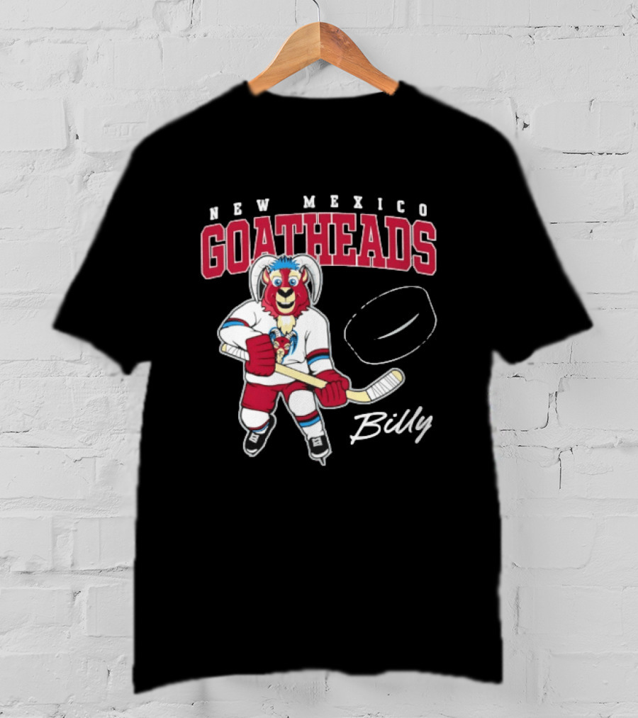 New Mexico Goatheads Billy Hockey T-Shirt