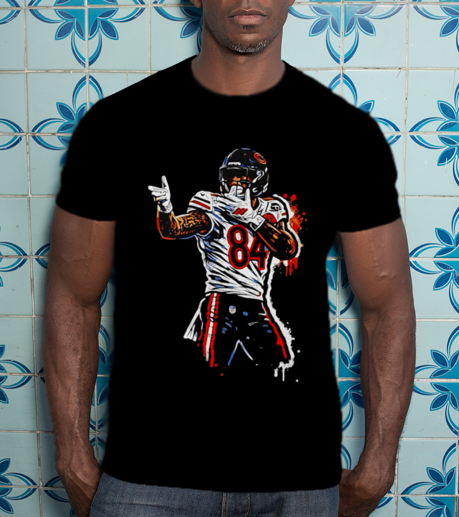 Cordarrelle Patterson 84 Chicago Bears Football Player T-Shirt