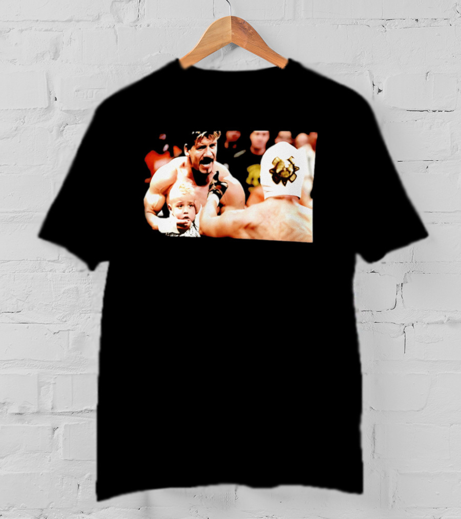 Eddie Guerrero Rey Mysterio Dominik Mysterio Custody Battle Iconic Wrestling Moment T-Shirt