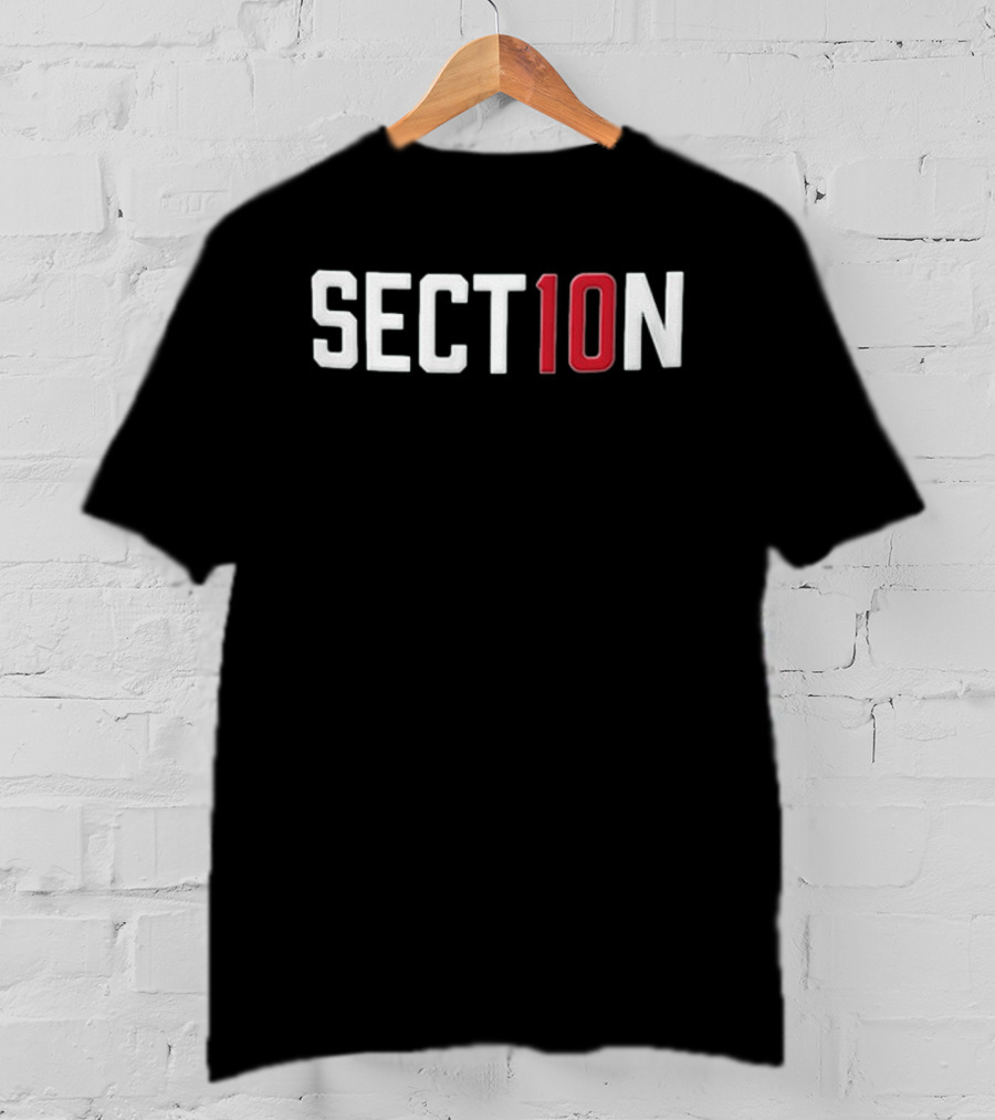 Red Sox Section 10 Night 2025 Jersey Giveaway Event T-Shirt