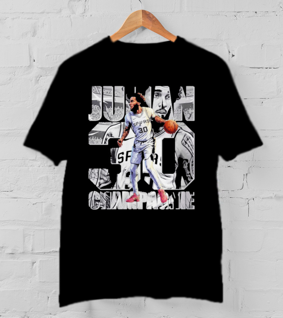 Julian Champagnie Spurs 30 Comic T-Shirt