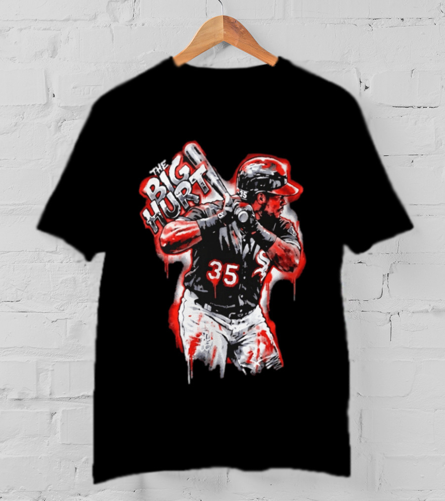Frank Thomas The Big Hurt 35 Chicago White Sox T-Shirt
