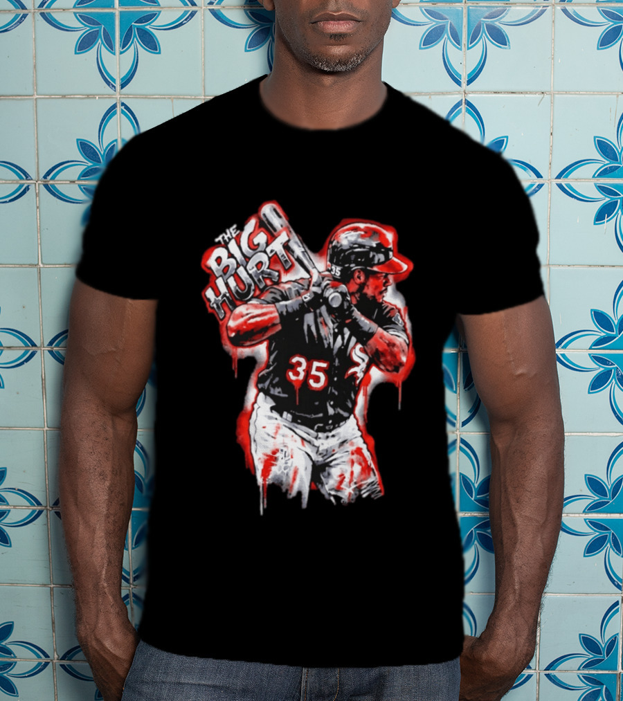 Frank Thomas The Big Hurt 35 Chicago White Sox T-Shirt