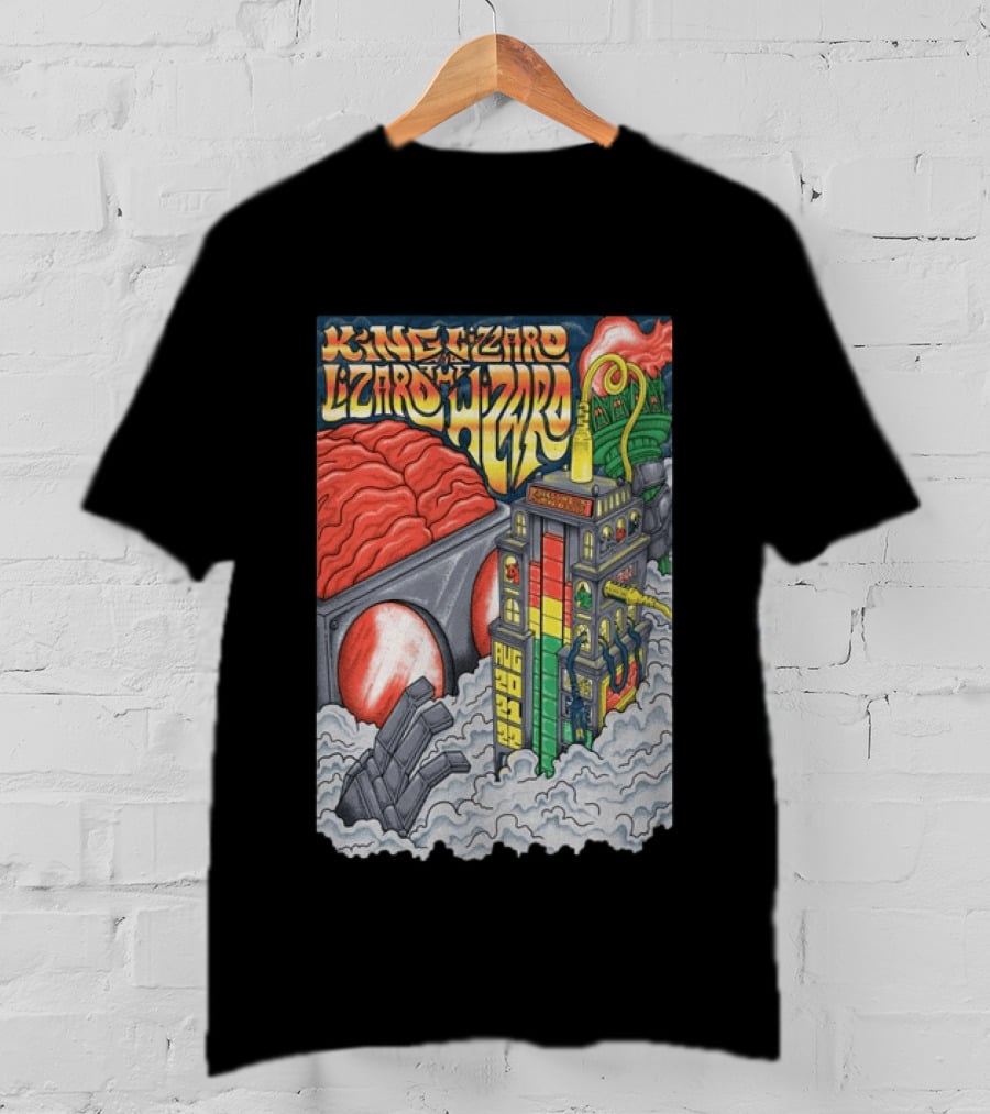 King Gizzard & The Lizard Wizard Forest Hills Stadium Queens NY August 2026 Concert T-Shirt