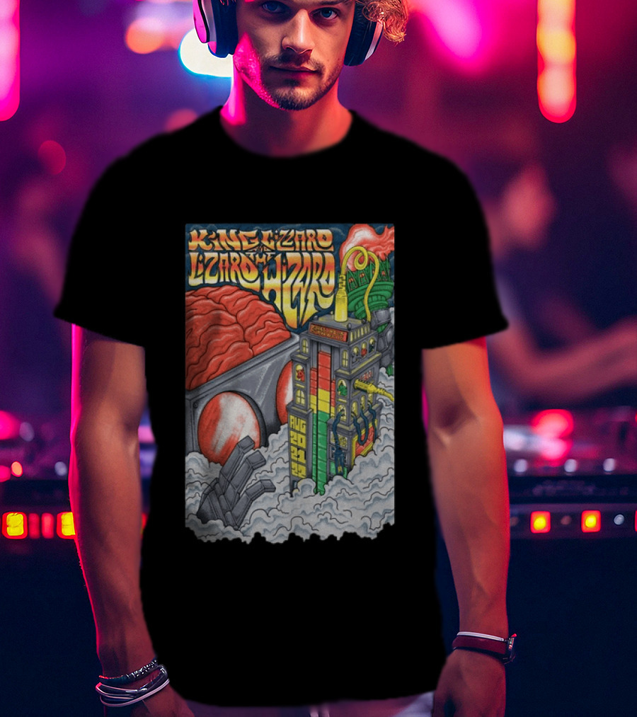King Gizzard & The Lizard Wizard Forest Hills Stadium Queens NY August 2026 Concert T-Shirt