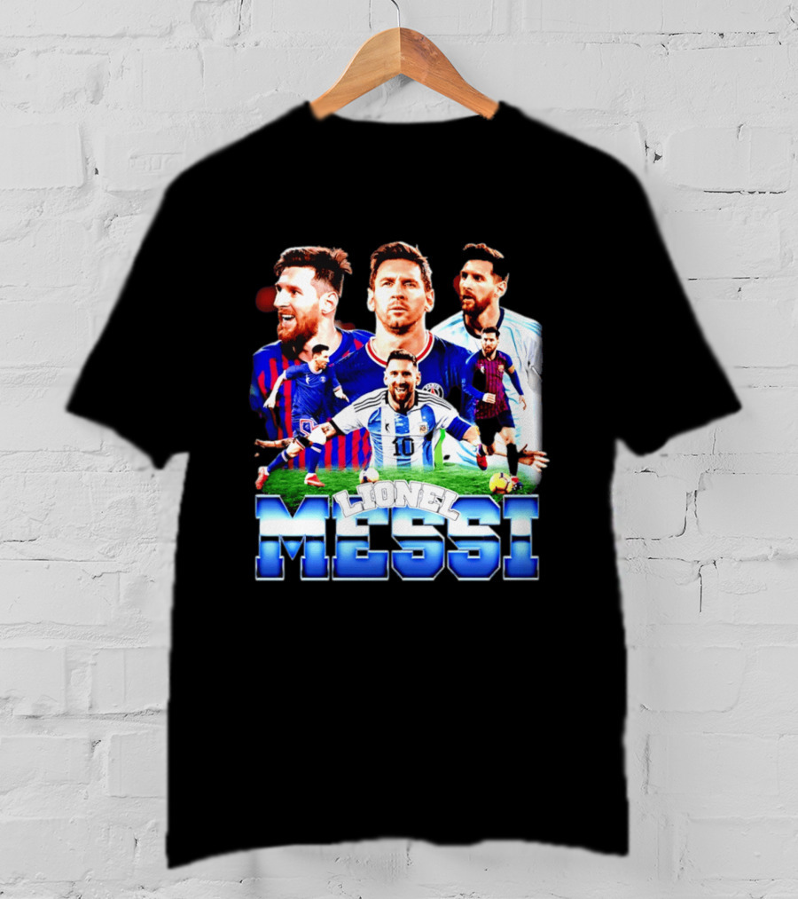 Lionel Messi Barcelona Paris Saint Germain Argentina Football Legend T-Shirt