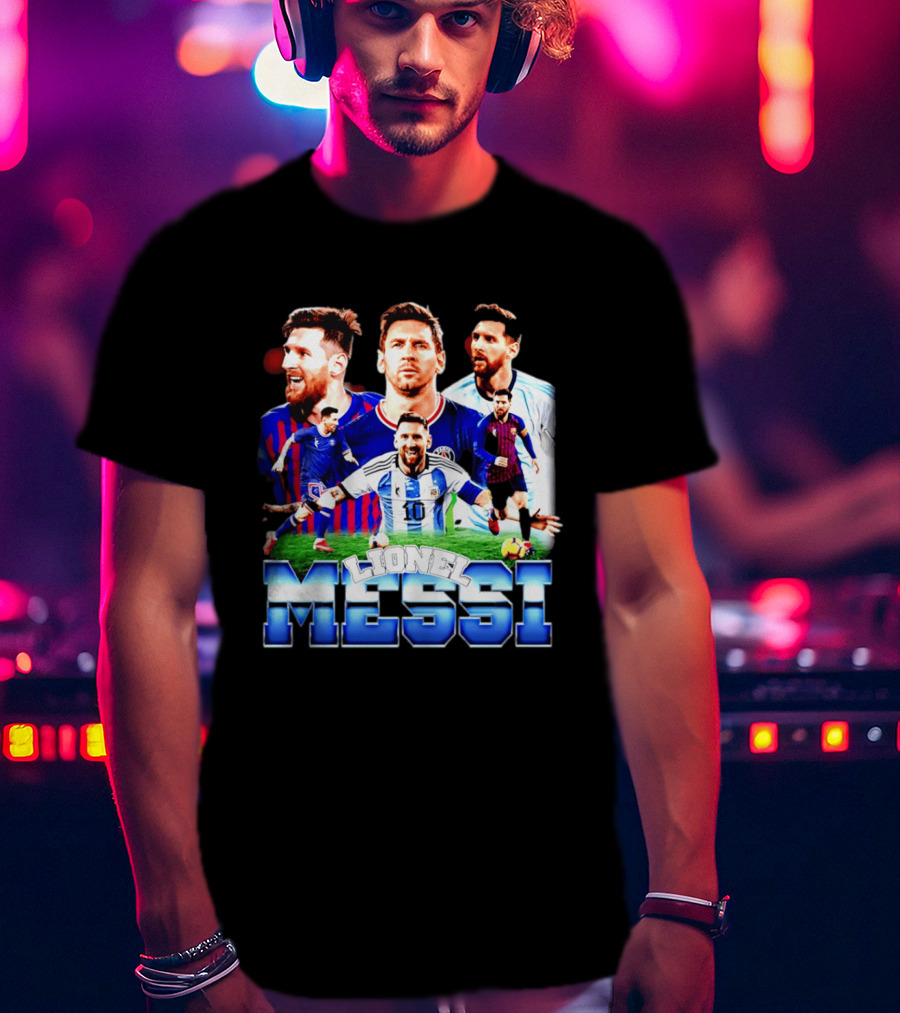 Lionel Messi Barcelona Paris Saint Germain Argentina Football Legend T-Shirt