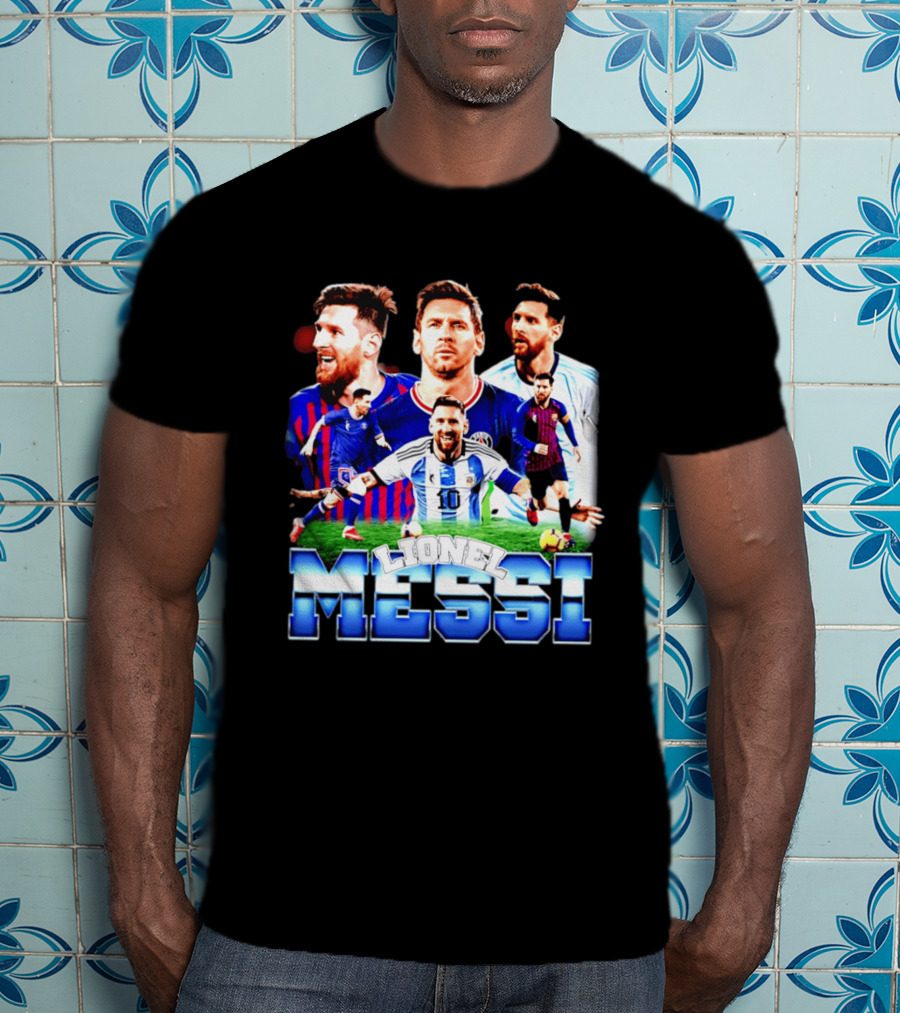 Lionel Messi Barcelona Paris Saint Germain Argentina Football Legend T-Shirt