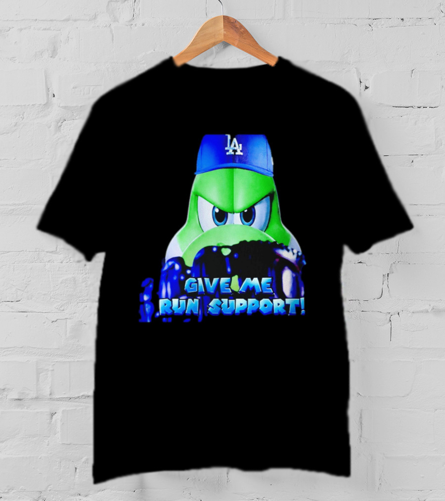 Los Angeles Dodgers Give Me Run Support Yoshi T-Shirt