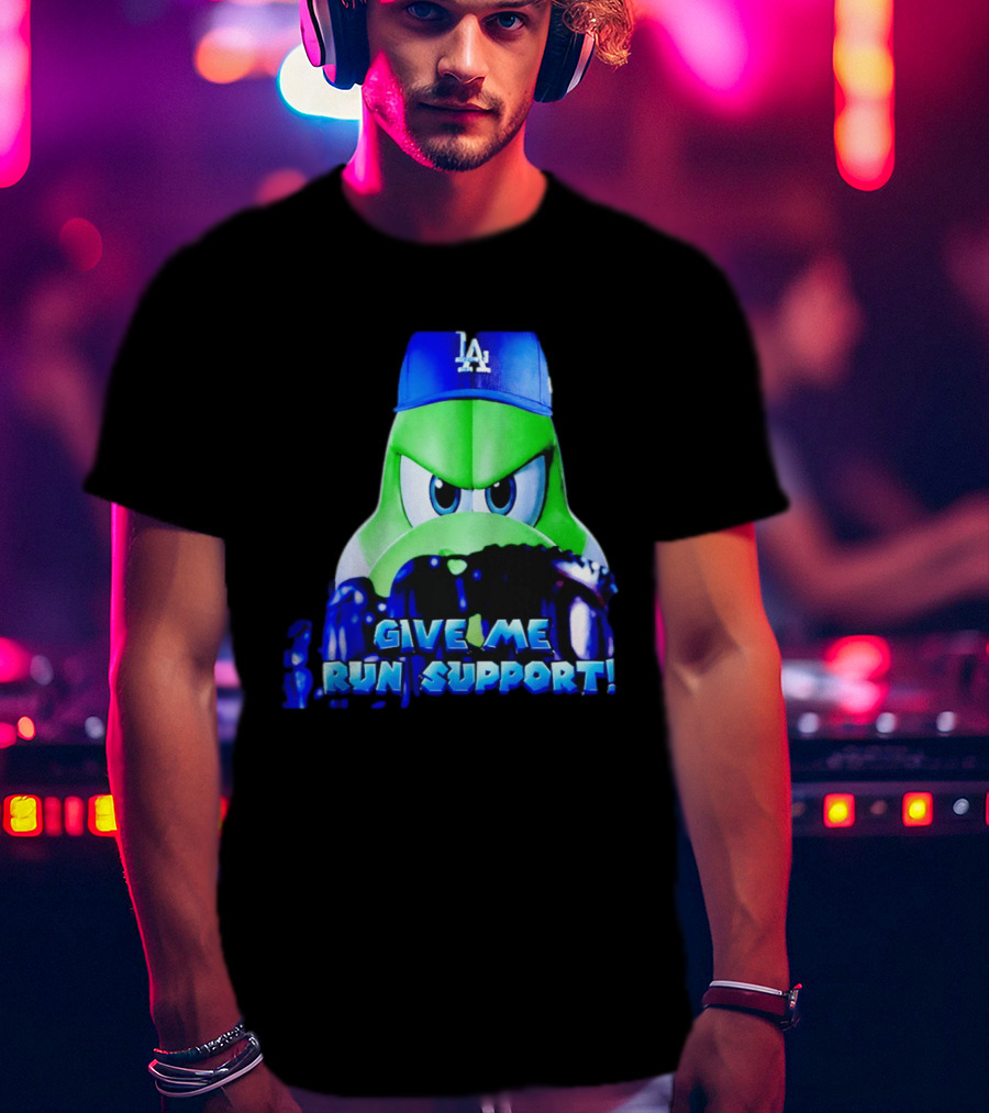 Los Angeles Dodgers Give Me Run Support Yoshi T-Shirt