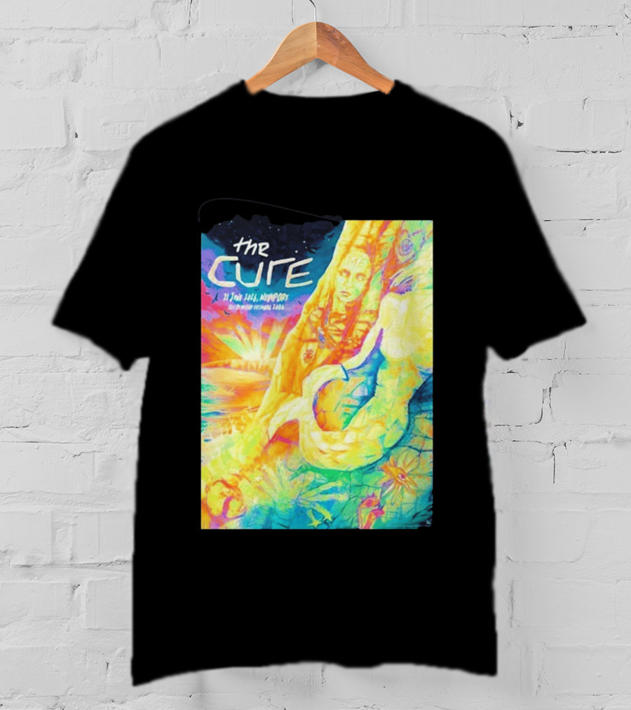 The Cure Isle Of Wight Festival Newport June 21 2026 Psychedelic T-Shirt