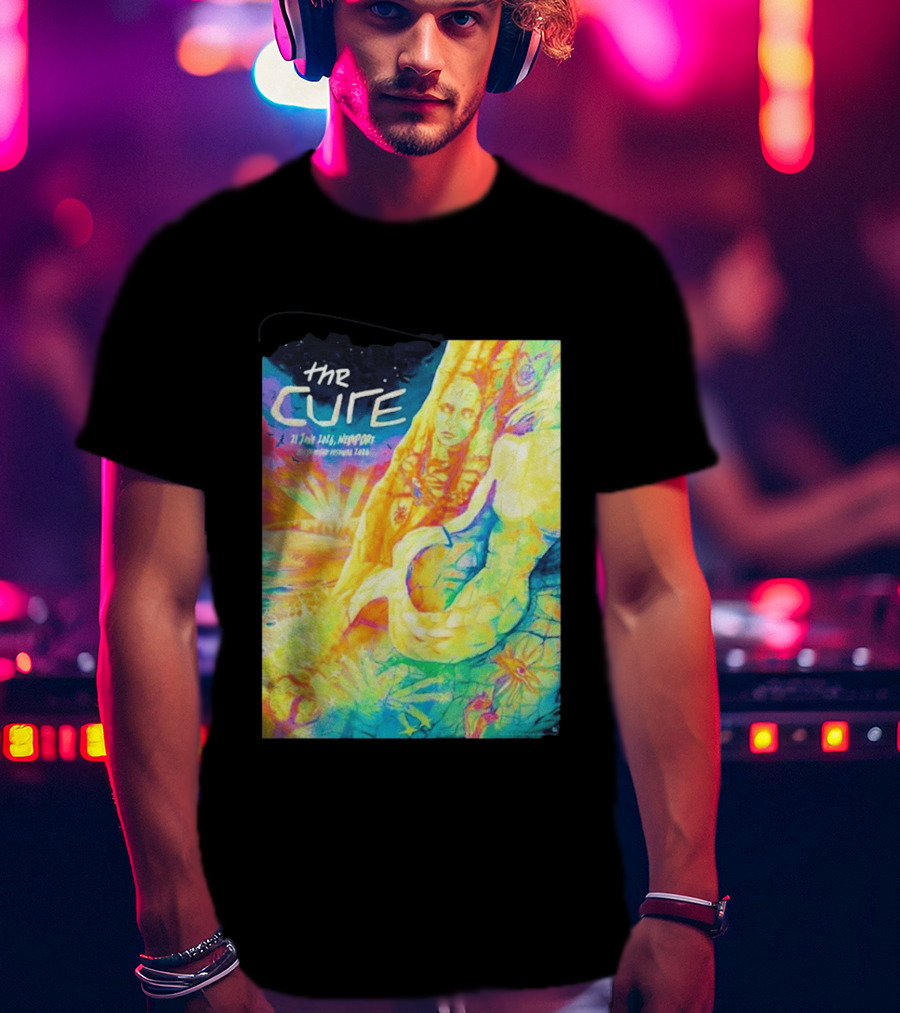 The Cure Isle Of Wight Festival Newport June 21 2026 Psychedelic T-Shirt