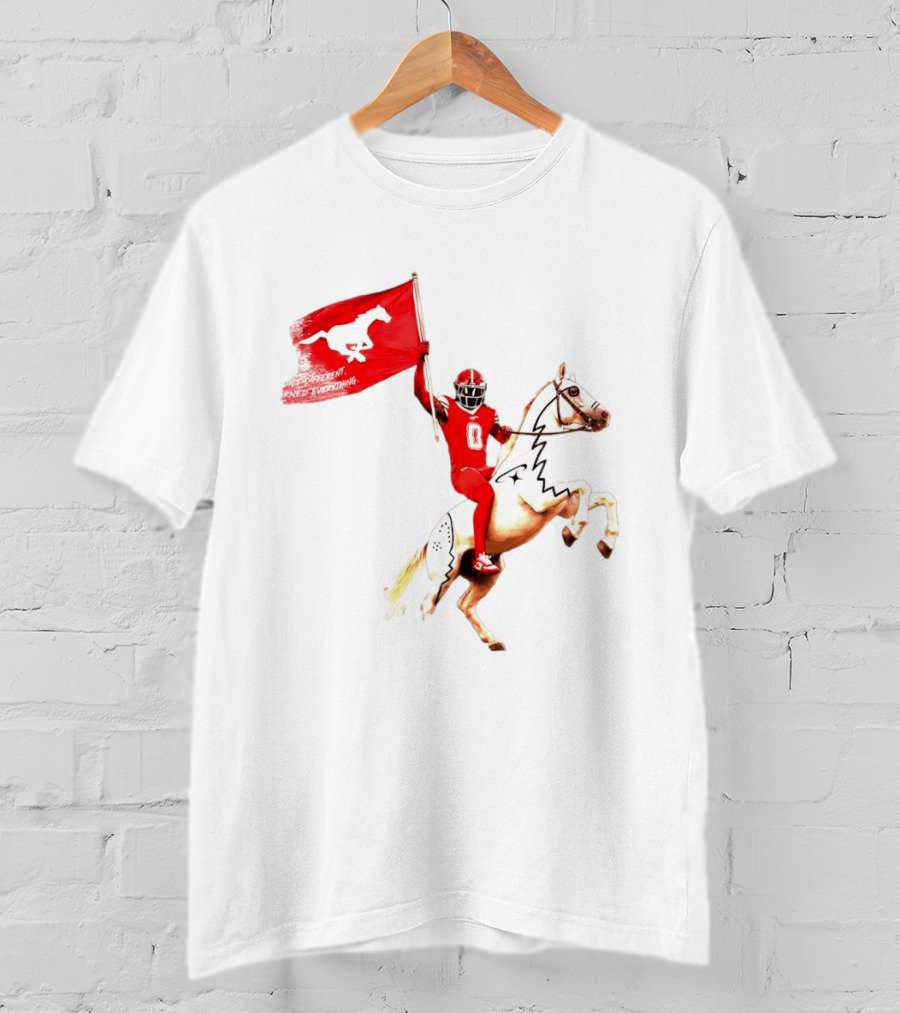 Calgary Stampeders Warhorse Adrian Greene Charity Flag Football T-Shirt