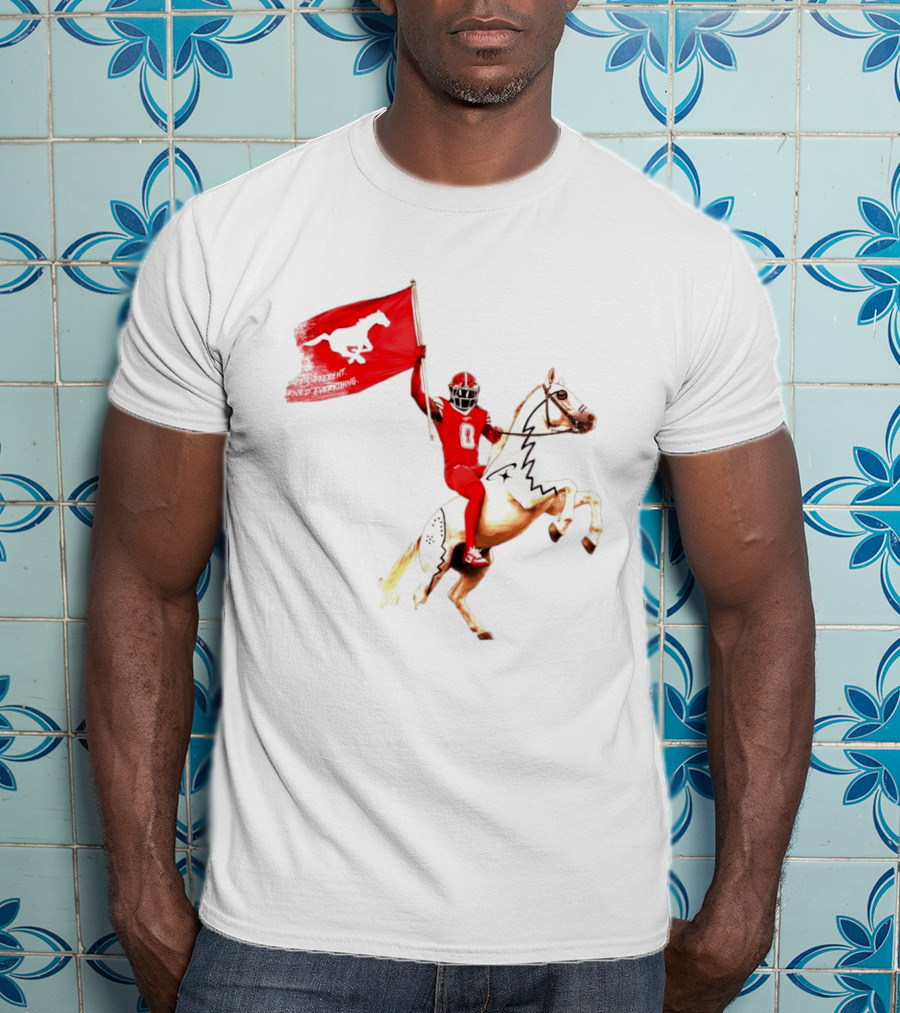 Calgary Stampeders Warhorse Adrian Greene Charity Flag Football T-Shirt