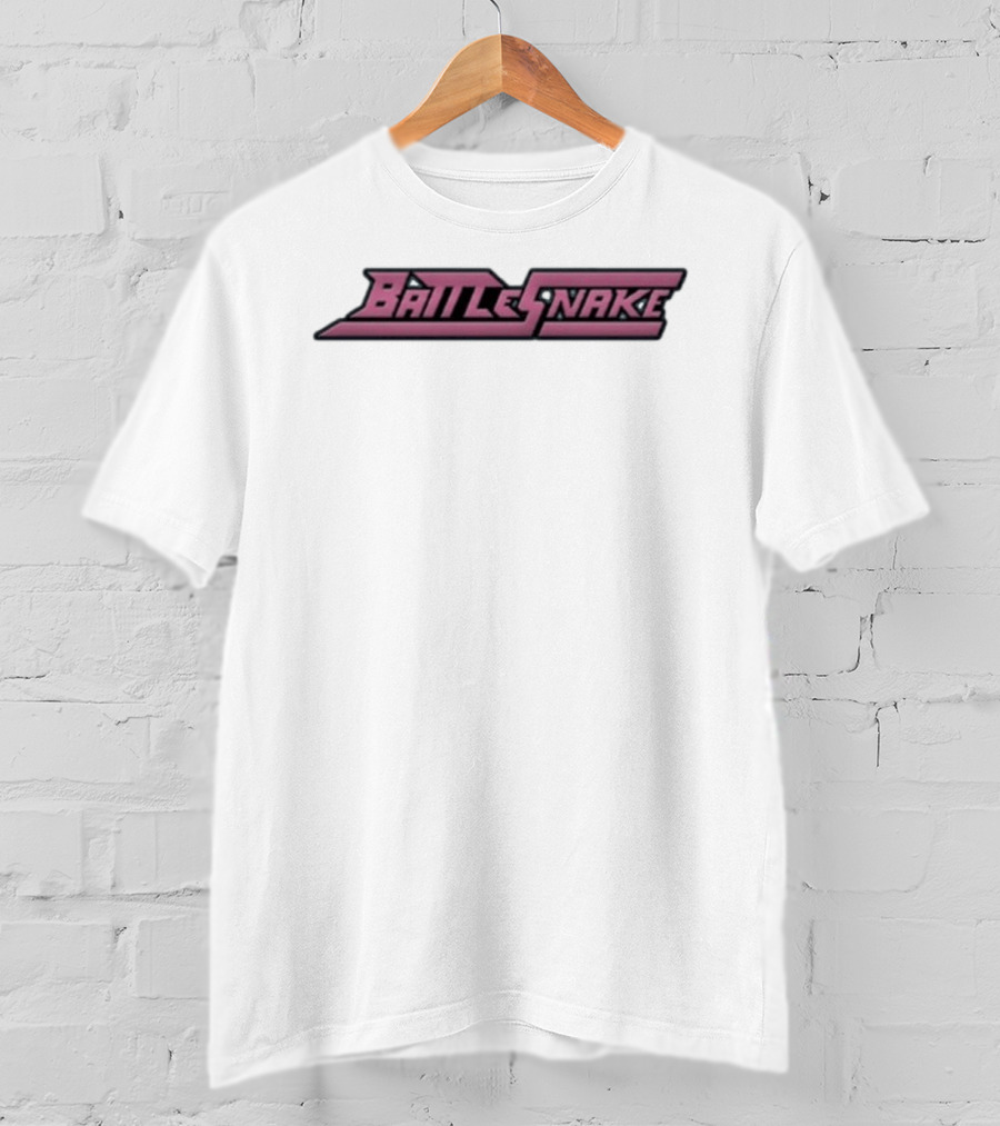 Battlesnake Pink Retro Gaming Style Font T-Shirt