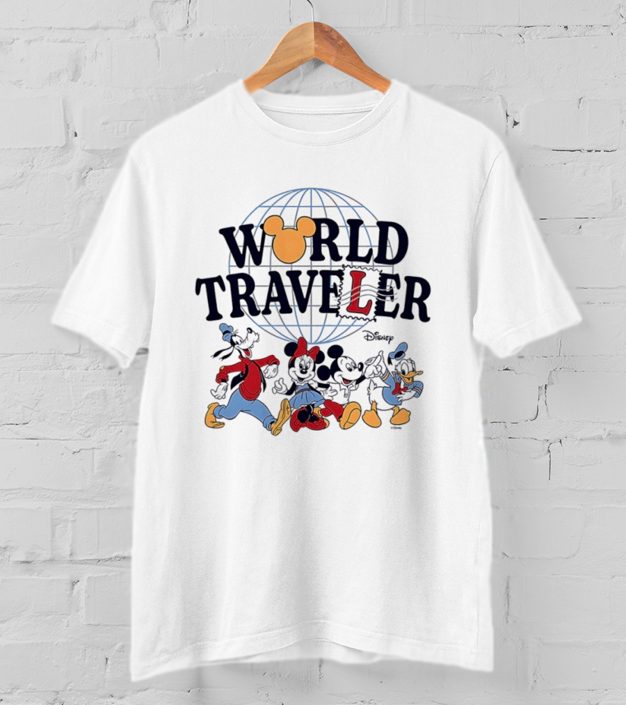 World Traveler Disney Mickey Mouse And Friends T-Shirt