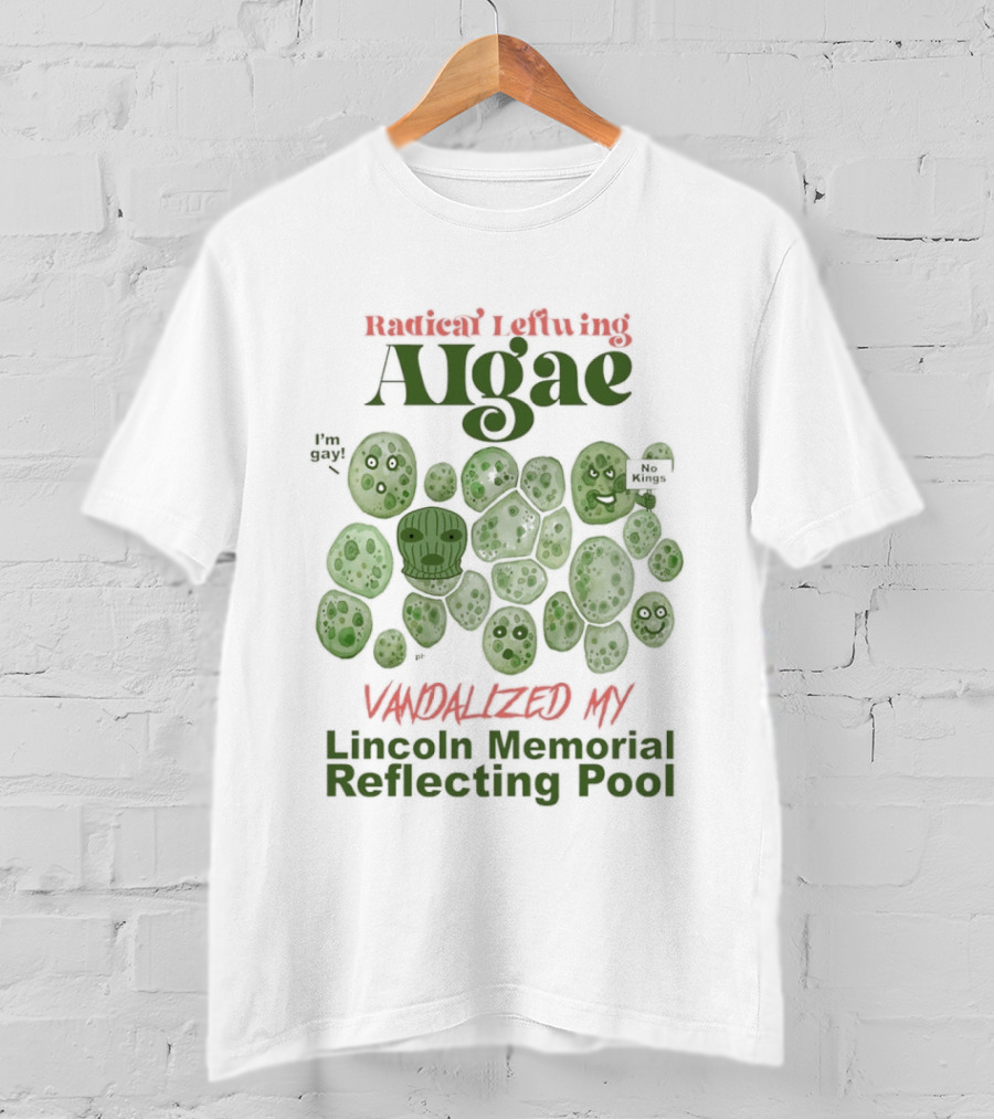 Radical Leftwing Algae Vandalized My Lincoln Memorial Reflecting Pool T-Shirt