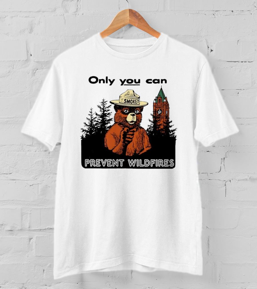 Only You Can Prevent Wildfires Smokey Bear X Montana Collaboration T-Shirt