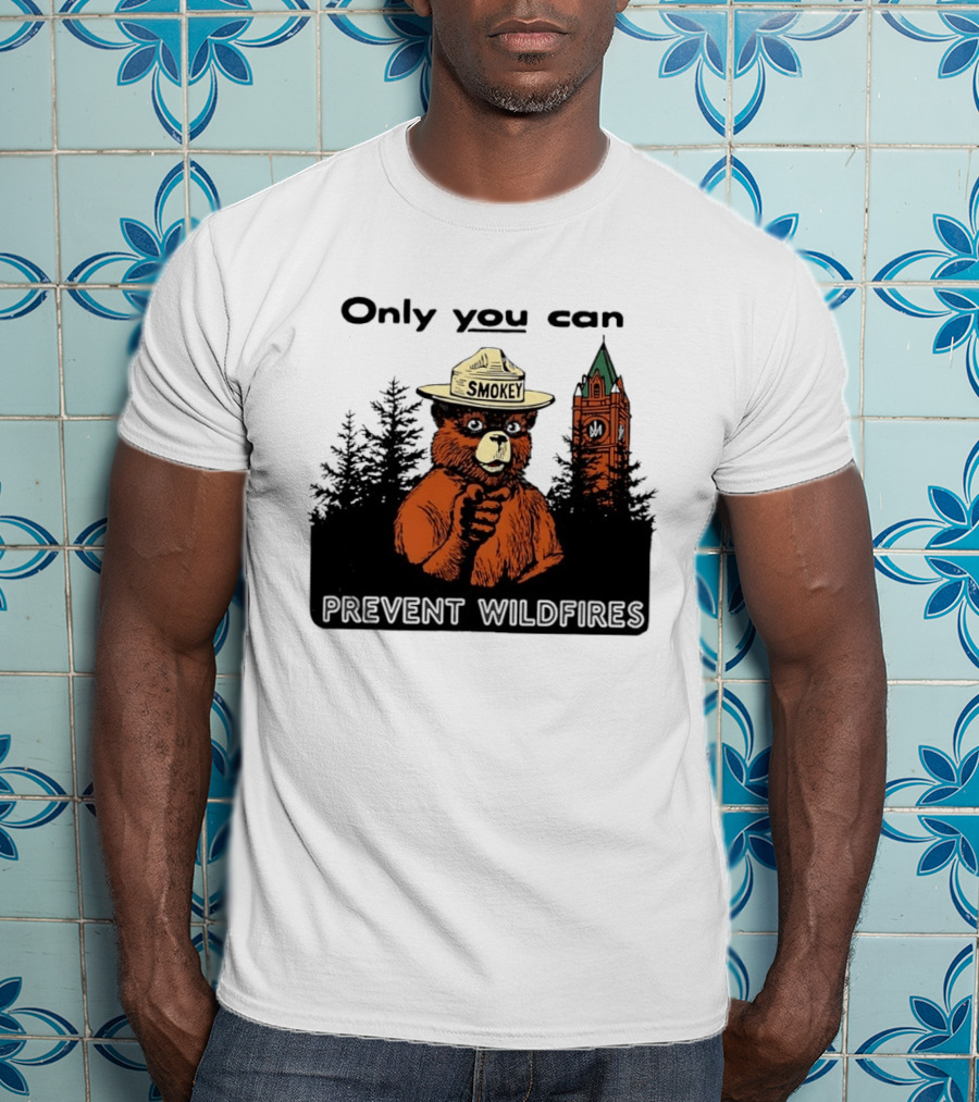 Only You Can Prevent Wildfires Smokey Bear X Montana Collaboration T-Shirt