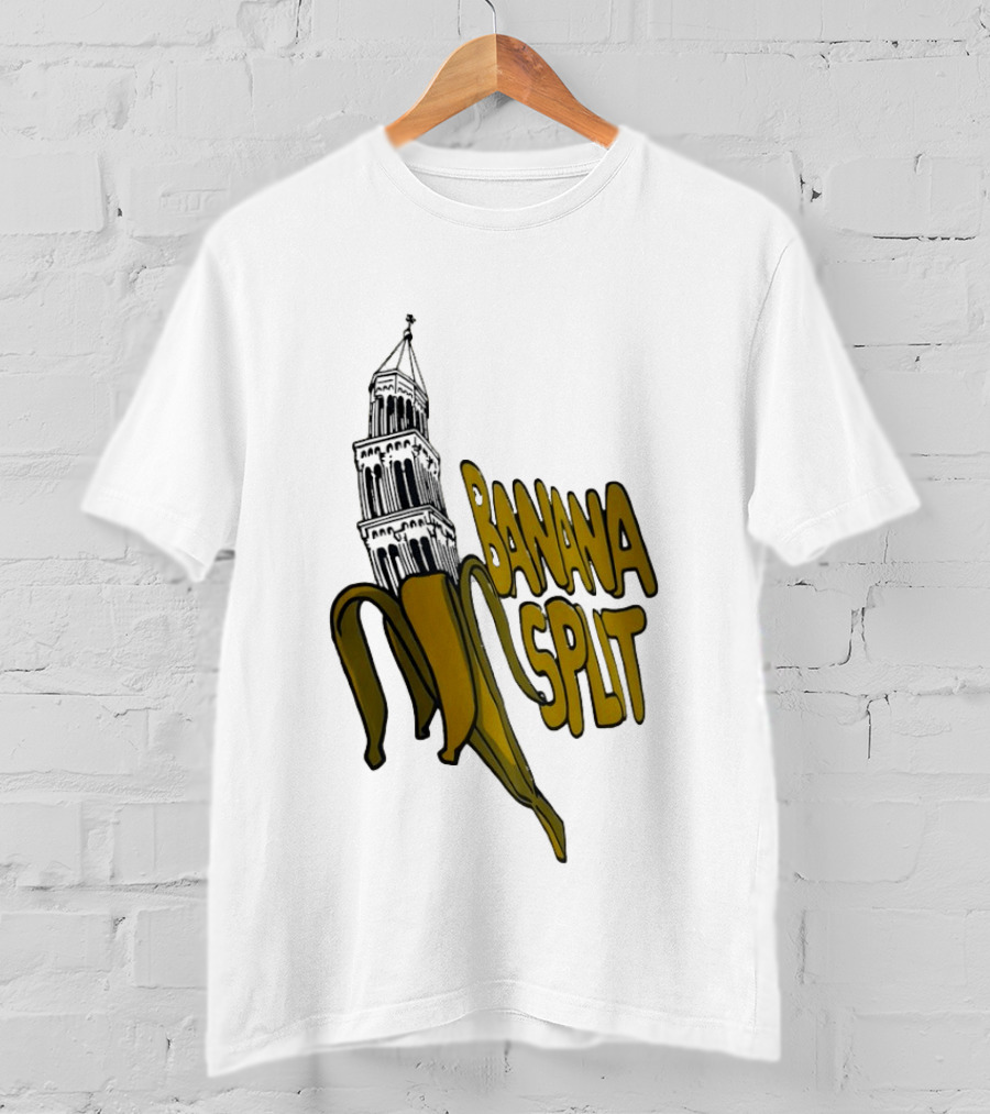 Split Diocese Bell Tower Banana Split Architecture T-Shirt