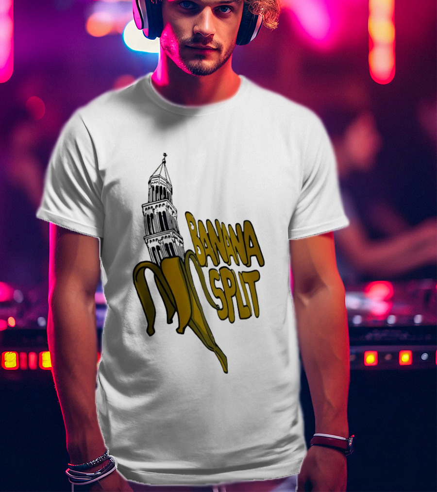 Split Diocese Bell Tower Banana Split Architecture T-Shirt