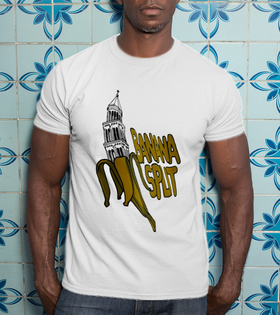 Split Diocese Bell Tower Banana Split Architecture T-Shirt
