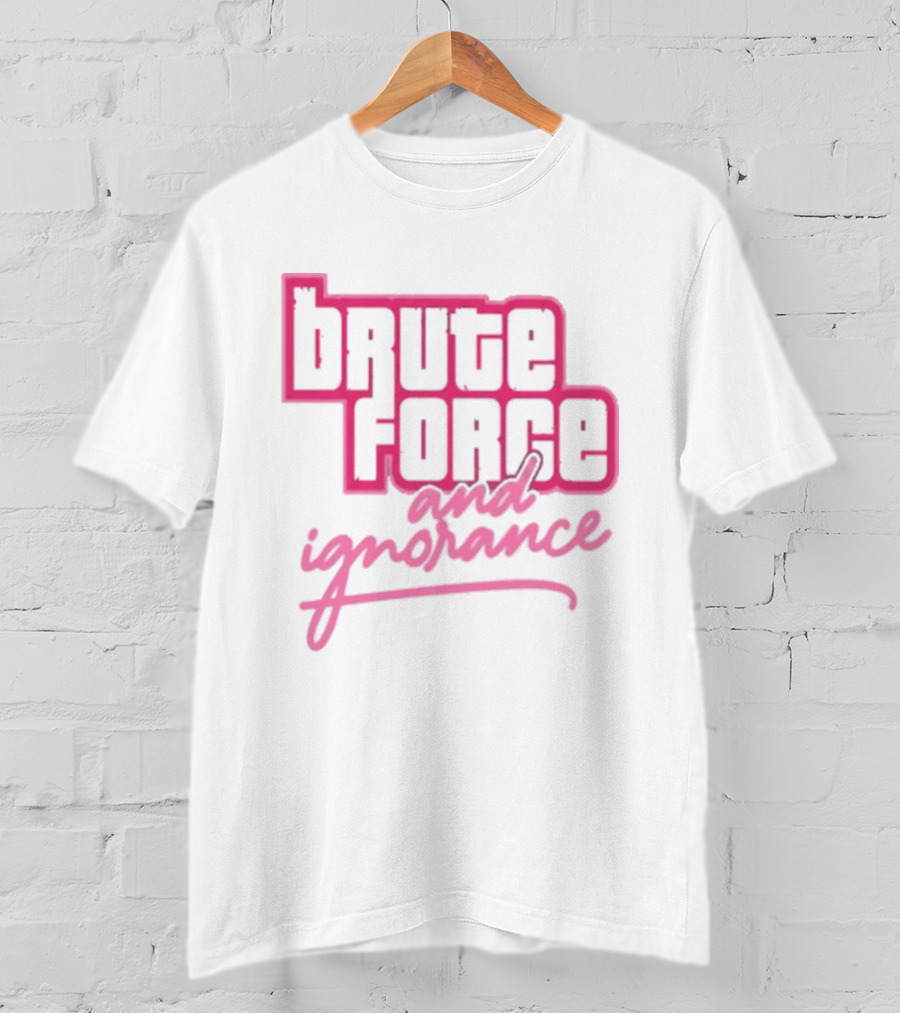 Brute Force And Ignorance The Fat Electrician T-Shirt