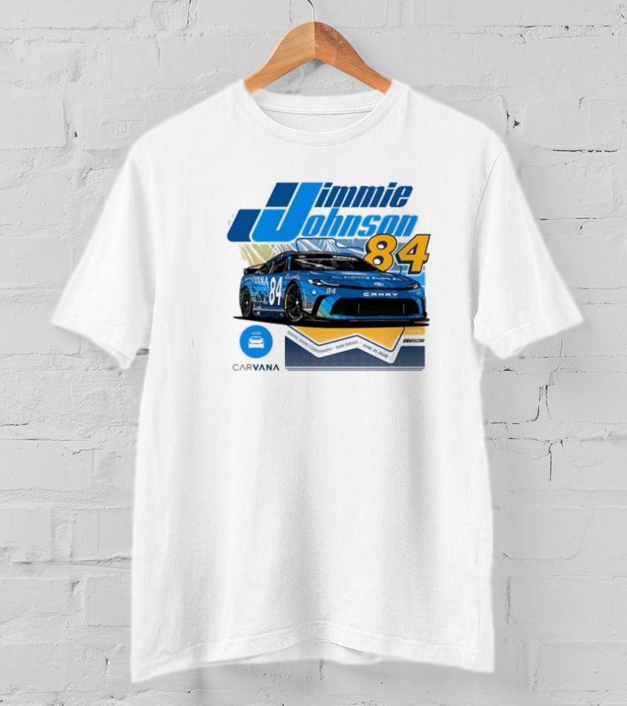 Jimmie Johnson 84 Carvana San Diego Paint Scheme 2026 T-Shirt