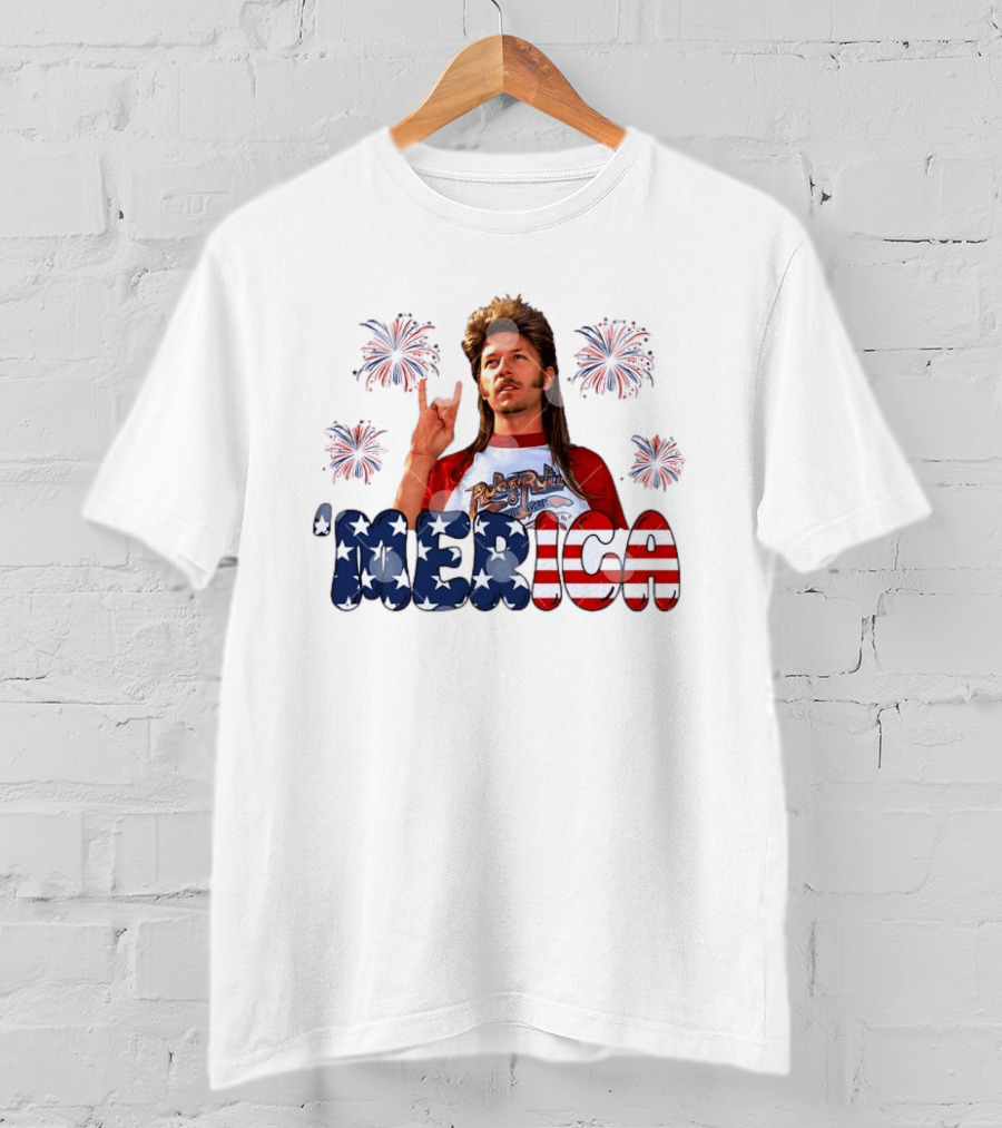 Joe Dirt 'Merica Fourth Of July Fireworks RockNRoll T-Shirt