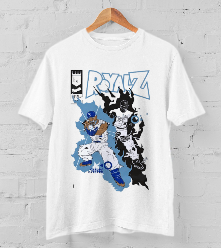 Kansas City Royals Dragon Balls Anime Crossover 2026 Carlos Estevez T-Shirt