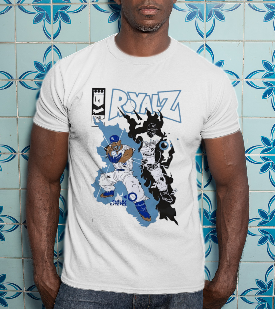 Kansas City Royals Dragon Balls Anime Crossover 2026 Carlos Estevez T-Shirt
