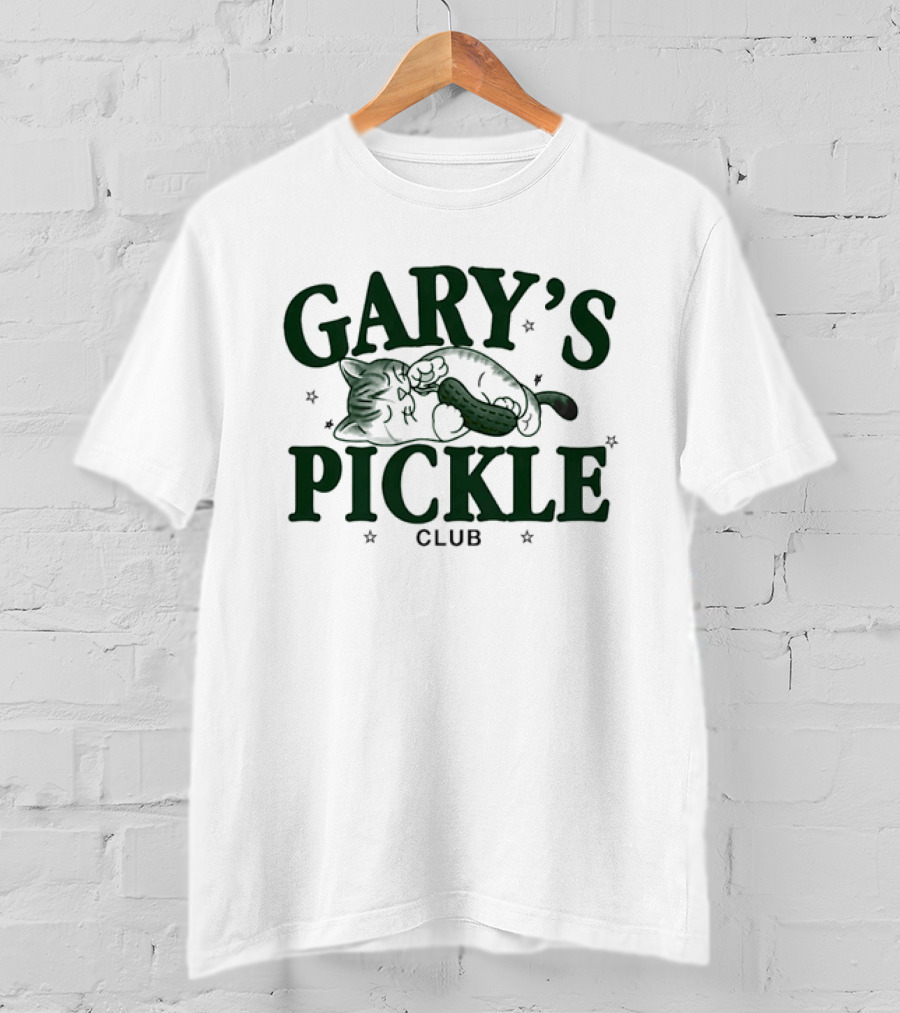 Gary's Pickle Club Cat And Pickle 2025 T-Shirt
