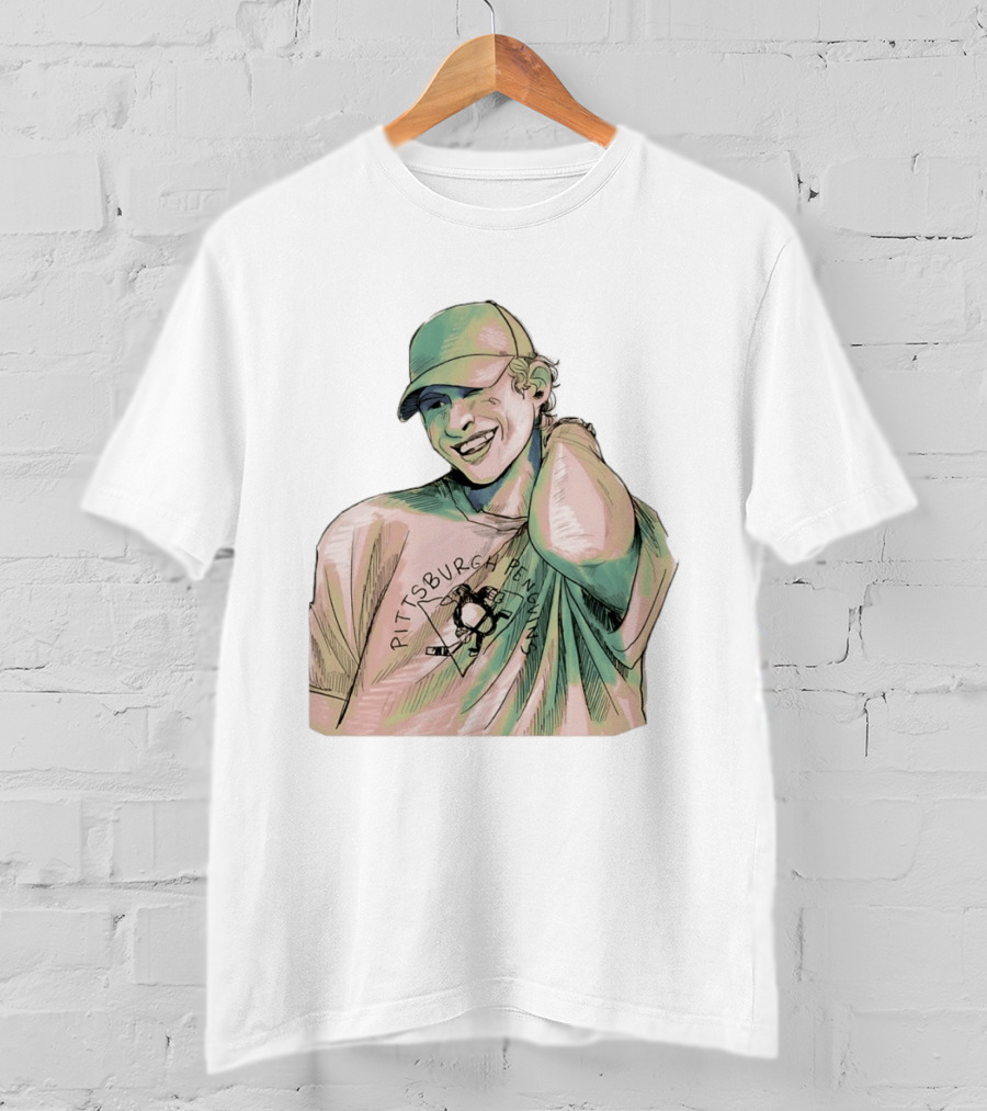Sidney Crosby Pittsburgh Penguins Hockey Team Player T-Shirt
