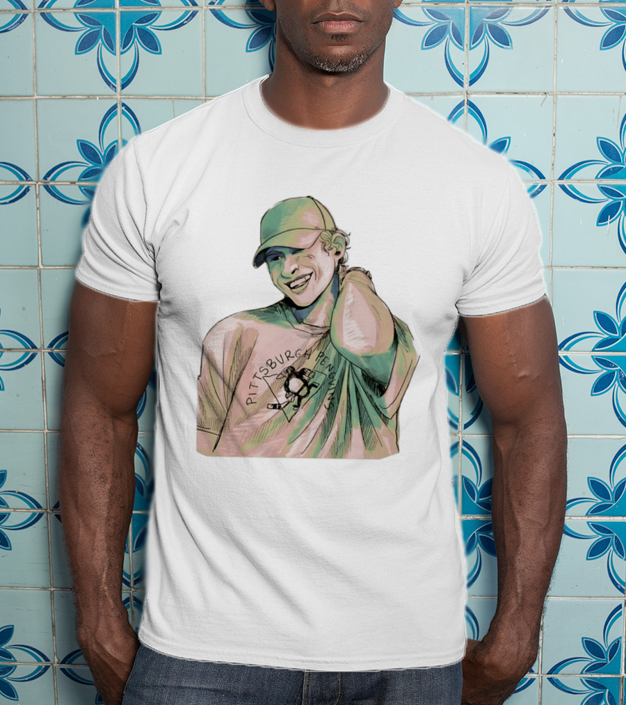 Sidney Crosby Pittsburgh Penguins Hockey Team Player T-Shirt