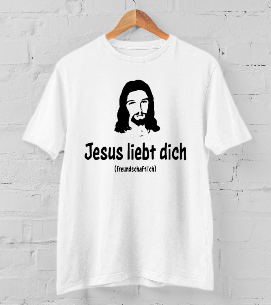 Jesus Liebt Dich Freundschaftlich T-Shirt