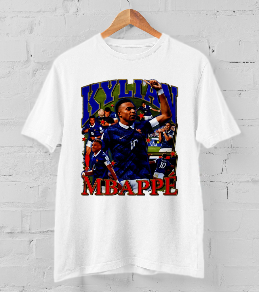 Kylian Mbappe France National Team Star Player Highlights Number 10 T-Shirt
