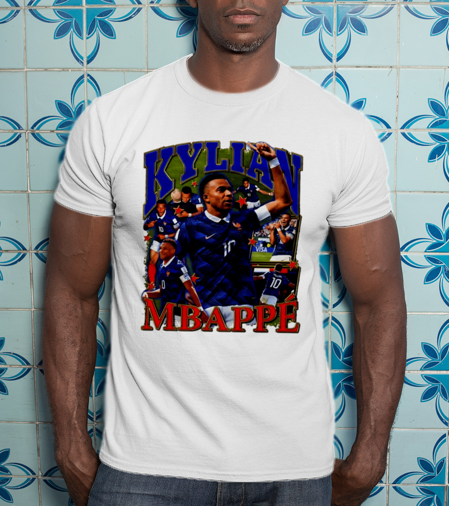 Kylian Mbappe France National Team Star Player Highlights Number 10 T-Shirt
