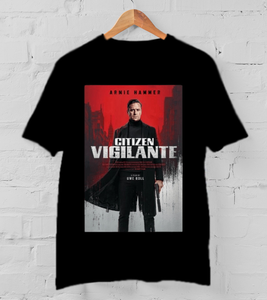 Armie Hammer Citizen Vigilante Film By Uwe Boll T-Shirt