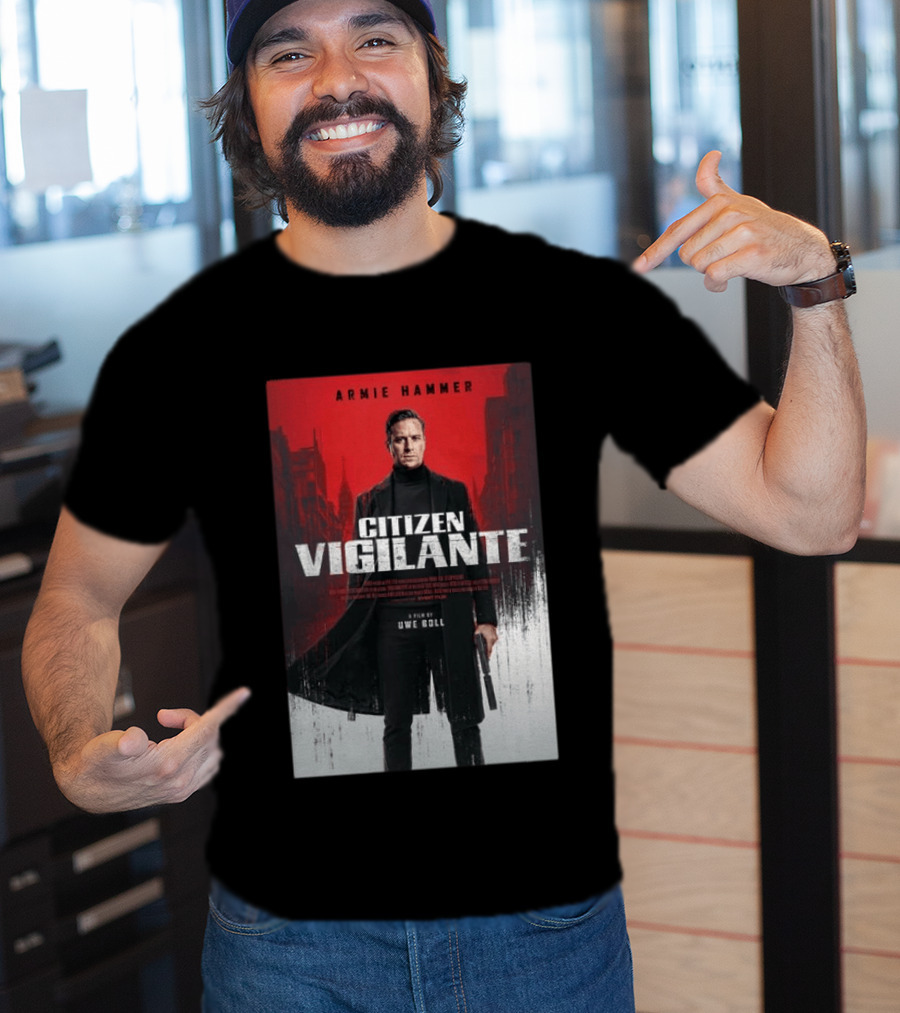 Armie Hammer Citizen Vigilante Film By Uwe Boll T-Shirt