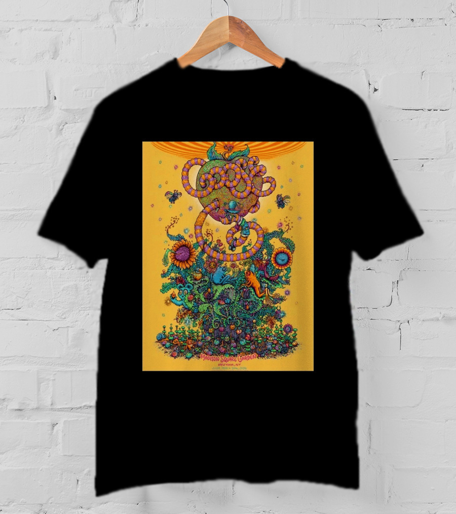 Goose Madison Square Garden New York June 19 And 20 2026 Event Psychedelic Floral T-Shirt