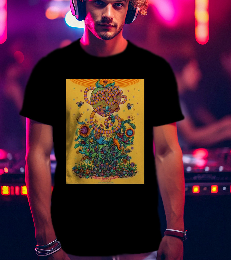 Goose Madison Square Garden New York June 19 And 20 2026 Event Psychedelic Floral T-Shirt