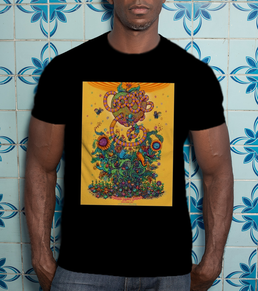 Goose Madison Square Garden New York June 19 And 20 2026 Event Psychedelic Floral T-Shirt