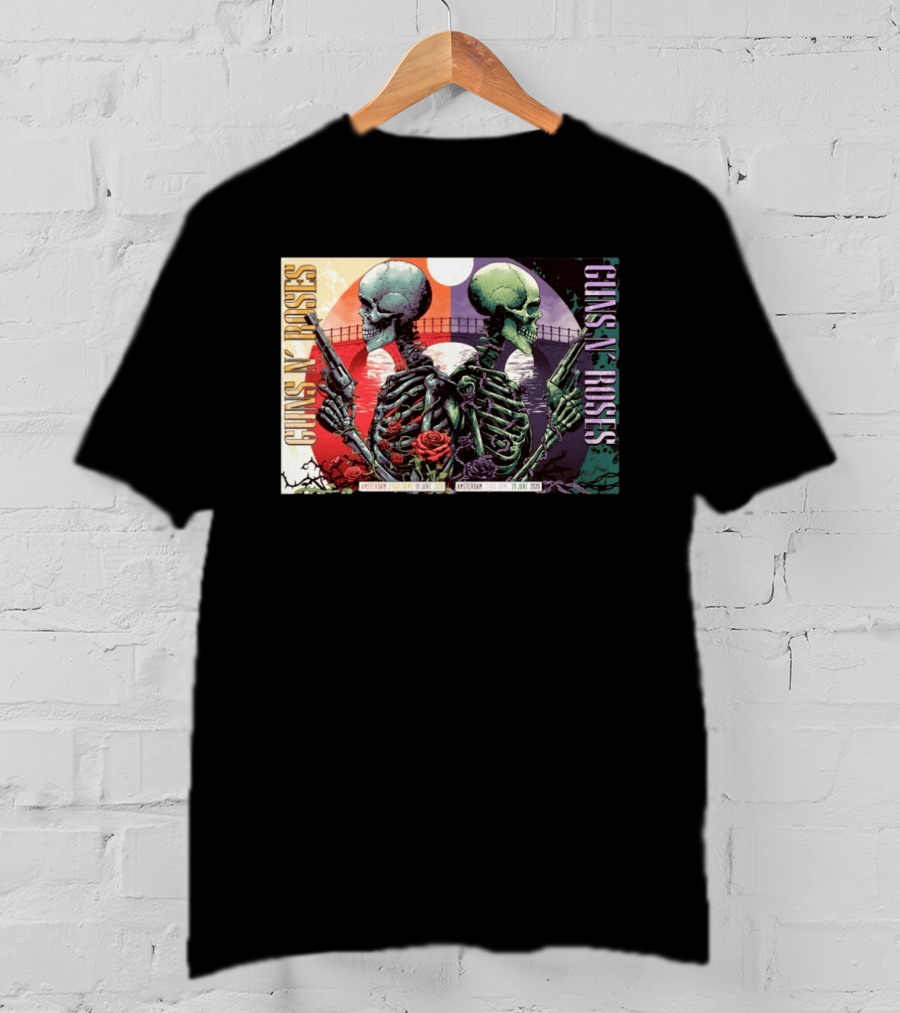Guns N' Roses Amsterdam Ziggo Dome June 18 And 20 2026 Event T-Shirt