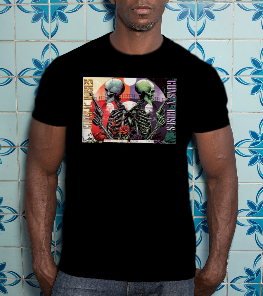 Guns N' Roses Amsterdam Ziggo Dome June 18 And 20 2026 Event T-Shirt