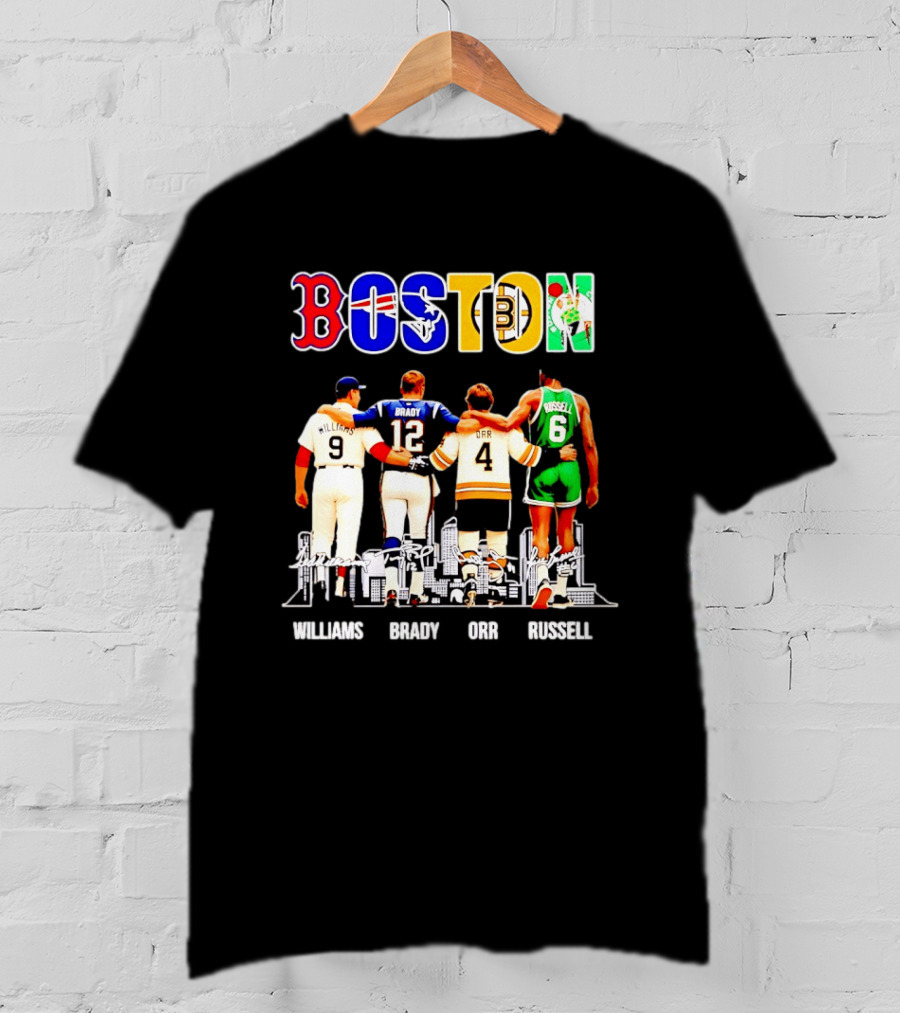 Boston Williams Brady Orr Russell Sports Legends T-Shirt