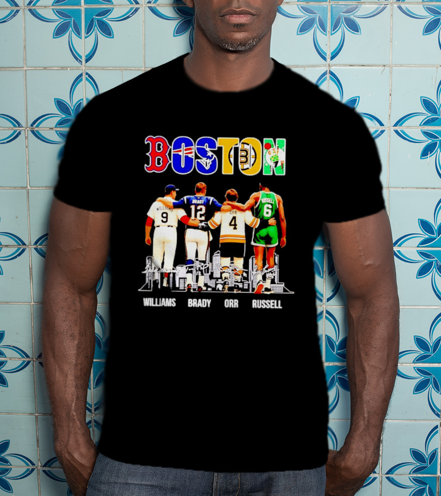 Boston Williams Brady Orr Russell Sports Legends T-Shirt