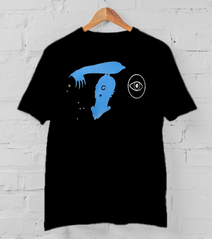 Candice For You Searcher Abstract Blue Silhouette With Eye T-Shirt